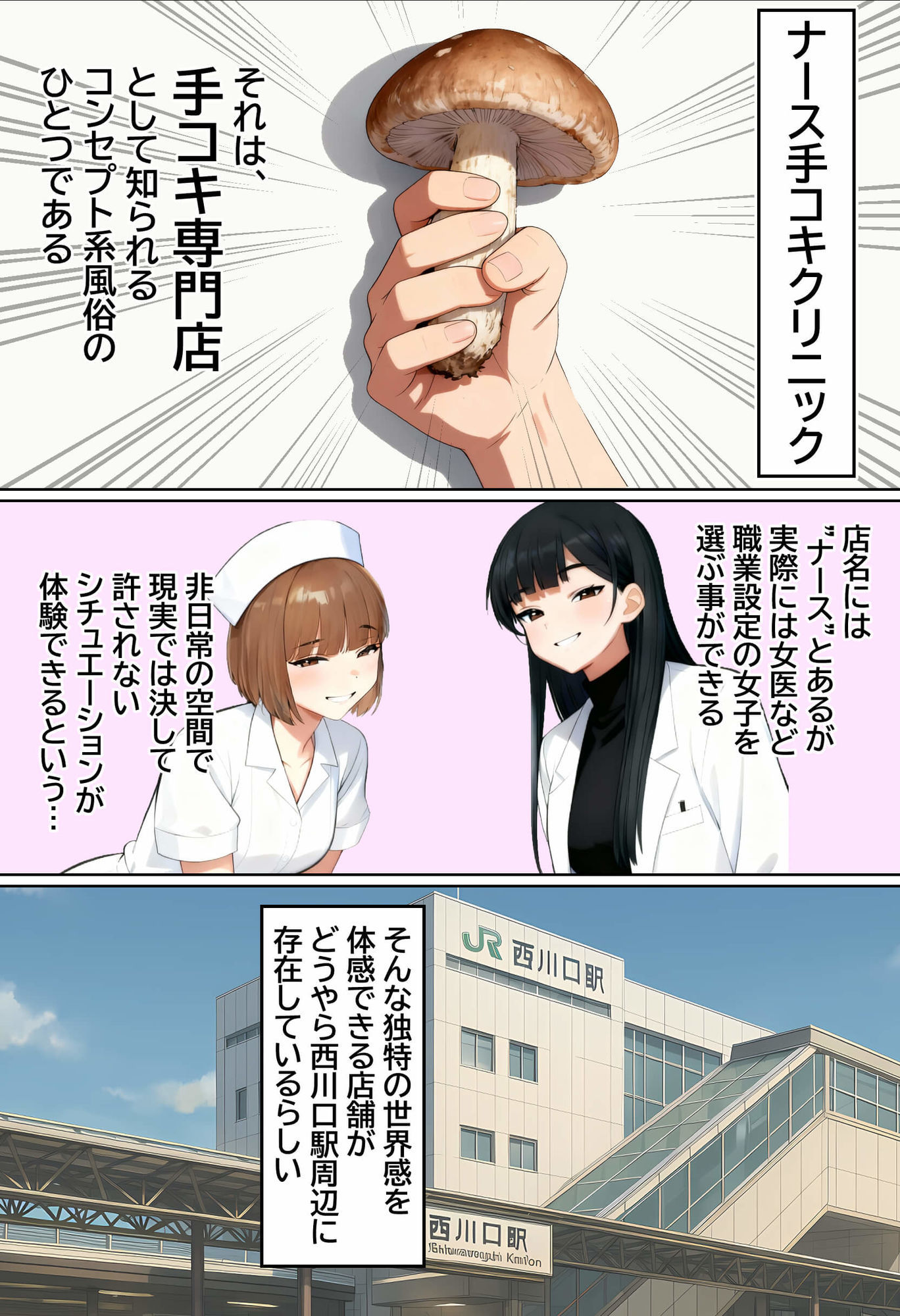 【実話】西●口のナース風俗で新人ナース(20)に乳首責めされてM開発されちゃった平成1桁非モテ男性www 画像1