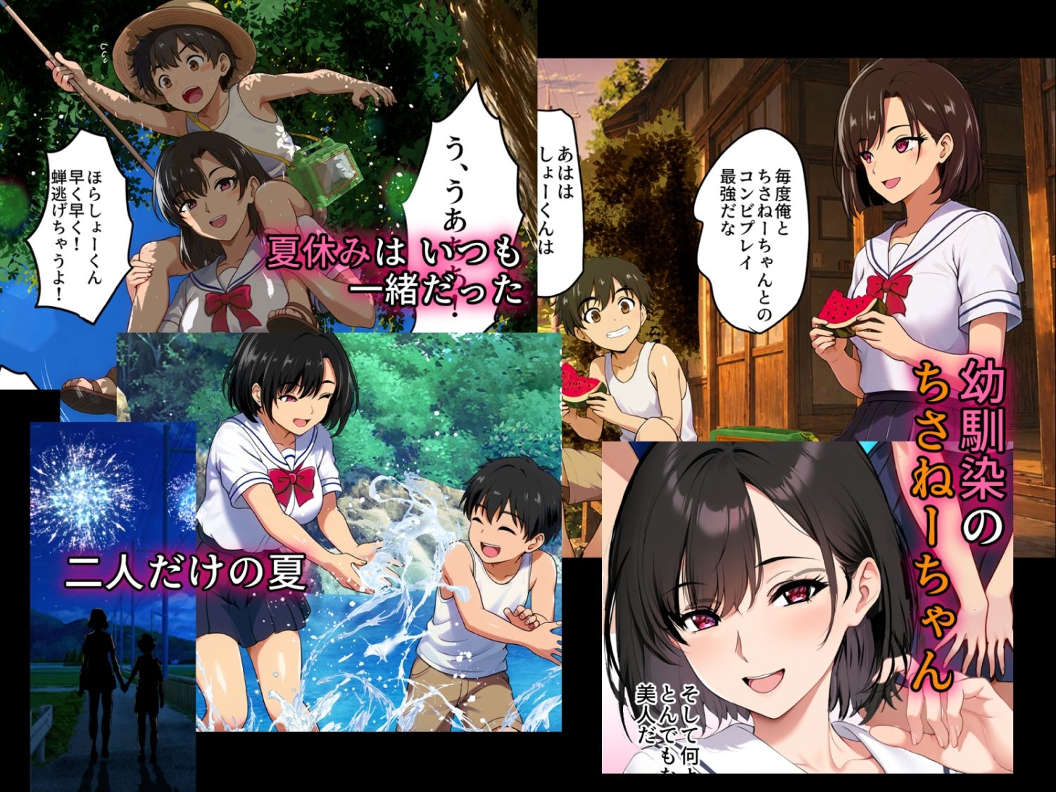 空蝉の唄〜幼馴染の人妻女将と、年に一度の逢瀬〜 画像1